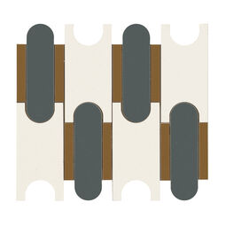 Marazzi, Momenti, MARAZZI MOMENTI MOSAICO PUZZLE BIANCO MAL8 30.6X32.8 