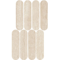 Marazzi, Mystone Travertino, MARAZZI MYSTONE TRAVERTINO NAVONA LUX MOSAICO OVALE M9PJ 20X36.5 