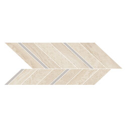 Marazzi, Mystone Travertino, MARAZZI MYSTONE TRAVERTINO NAVONA MOSAICO FRECCIA M9Q5 19.8X52.1 