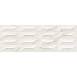 Marazzi Polska, Marbleplay, MARAZZI MARBLEPLAY IVORY STRUTTURA GEM 3D M4PF PŁYTKA ŚCIENNA 30X90 