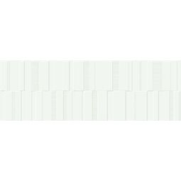 Marazzi Polska, Pure, MARAZZI PURE WHITE SATIN M130 STRUTTURA CODE 3D PŁYTKA ŚCIENNA 30X90 