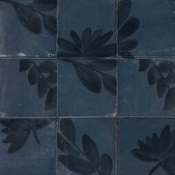 Marazzi, Rice, MARAZZI RICE BLU DECORO BLOSSOM LUX M9J9 15X15 