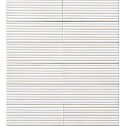 Marazzi, Rice, MARAZZI RICE BIANCO PLEAT 3D M96H PŁYTKA ŚCIENNA 7.5X20 