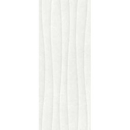 Marazzi, Stream, MARAZZI STREAM WHITE STRUTTURA WIND 3D M0T9 PŁYTKA ŚCIENNA 20X50 