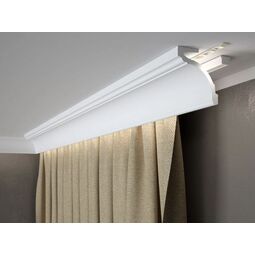 Mardom, Listwy Karniszowe, MARDOM MD161 LISTWA KARNISZOWA MULTIFUNKCYJNA WODOODPORNA 200X9.2X8.3 