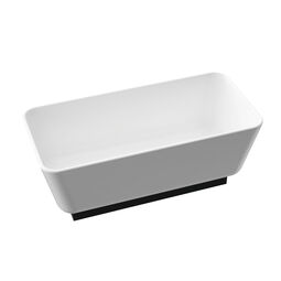 Marmorin, Balta, MARMORIN BALTA WANNA WOLNOSTOJĄCA Z CZARNYM PANELEM 155X74X60 