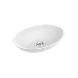 Marmorin, Birma, MARMORIN BIRMA II UMYWALKA NABLATOWA BIAŁA 48X32.5X12 