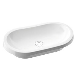 Marmorin, Pia, MARMORIN PIA 60 UMYWALKA WPUSZCZANA W BLAT / NABLATOWA 62X36.1X12.5 