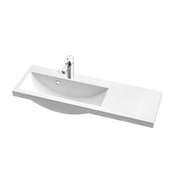 Marmorin, Talia, MARMORIN TALIA 90 L UMYWALKA LEWA MEBLOWA / WPUSZCZANA W BLAT 90X31X14 