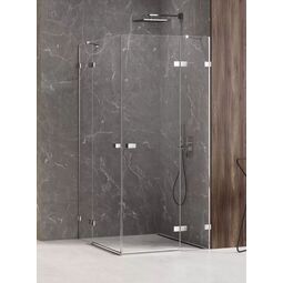 New Trendy, Avexa, NEW TRENDY AVEXA KABINA PROSTOKĄTNA DWUDRZWIOWA. SZKŁO CZYSTE 6MM 110X100X200 (EXK-1532) 