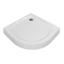 New Trendy, Cantare, NEW TRENDY CANTARE BRODZIK PÓŁOKRĄGŁY AKRYLOWY 80X80X18.5 (B-0308) 