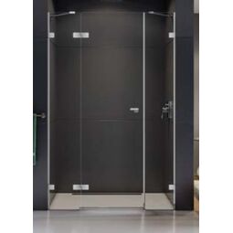 New Trendy, Eventa, NEW TRENDY EVENTA DRZWI WNĘKOWE PLUS LEWE. SZKŁO CZYSTE 8 MM 150X200 (EXK-0148) 