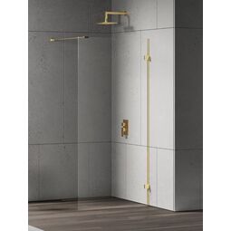 New Trendy, Eventa, NEW TRENDY EVENTA GOLD SHINE KABINA WALK-IN SZKŁO CZYSTE 8MM 100X200 (EXK-4841) 