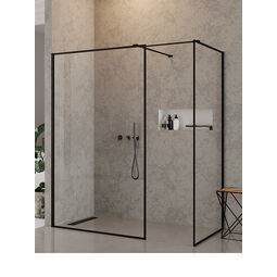 New Trendy, New Modus Black, NEW TRENDY NEW MODUS BLACK KABINA WALK-IN. SZKŁO CZYSTE 8MM 170X90X200 (EXK-0125) 