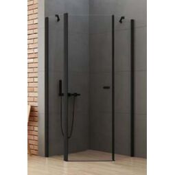 New Trendy, New Soleo Black, NEW TRENDY NEW SOLEO BLACK KABINA PIĘCIOKĄTNA SZKŁO CZYSTE 6MM 90X90X195 (K-0613) 