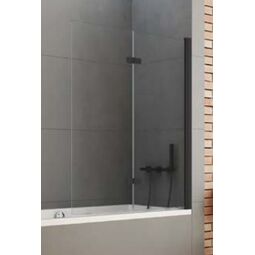 New Trendy, New Soleo Black, NEW TRENDY NEW SOLEO BLACK PARAWAN NAWANNOWY LEWY. SZKŁO CZYSTE 6MM 120X140 (EXK-2014) 