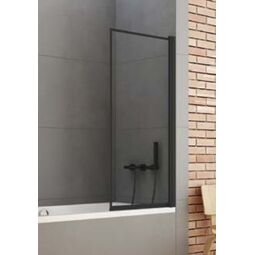 New Trendy, New Soleo Black, NEW TRENDY NEW SOLEO BLACK PARAWAN NAWANNOWY.WZÓR RAMKA SZKŁO CZYSTE 6MM 50X140 (P-0086) 