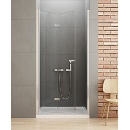 New Trendy, New Soleo, NEW TRENDY NEW SOLEO DRZWI PRYSZNICOWE WNĘKOWE LEWE. SZKŁO CZYSTE 6MM 90X195 (D-0133A) 