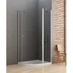 New Trendy, New Soleo, NEW TRENDY NEW SOLEO KABINA ASYMETRYCZNA. SZKŁO CZYSTE 6MM 120X85X195 (K-0422) 