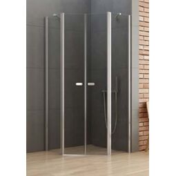 New Trendy, New Soleo, NEW TRENDY NEW SOLEO KABINA PIĘCIOKĄTNA. SZKŁO CZYSTE 6MM 90X90X195 (K-0610) 