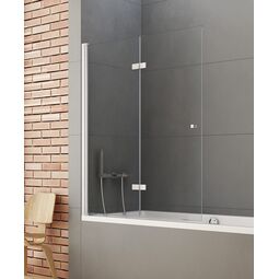 New Trendy, New Soleo, NEW TRENDY NEW SOLEO PARAWAN NAWANNOWY LEWY. SZKŁO CZYSTE 6MM 120X140 (P-0030) 