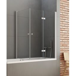 New Trendy, New Soleo, NEW TRENDY NEW SOLEO PARAWAN NAWANNOWY PRAWY. SZKŁO CZYSTE 6MM 100X70X140 (P-0029/P-0024) 