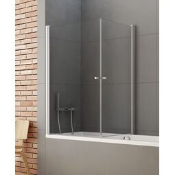 New Trendy, New Soleo, NEW TRENDY NEW SOLEO PARAWAN NAWANNOWY. SZKŁO CZYSTE 6MM 90X70X140 (P-0025/P-0024) 