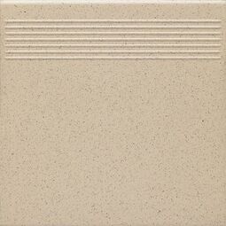 Paradyż, Bazo, PARADYŻ BAZO BEIGE STOPNICA SÓL-PIEPRZ MAT 30X30 