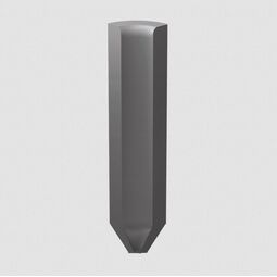 Paradyż, Bazo, PARADYŻ BAZO NERO PROFIL WEWNĘTRZNY OSTRY MONOKOLOR MAT 3X10 