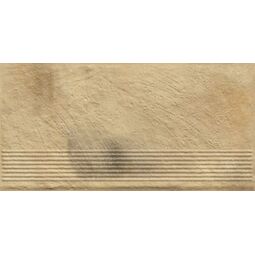 Paradyż, Eremite, PARADYŻ EREMITE SAND STOPNICA PROSTA STRUKTURA MAT 30X60 