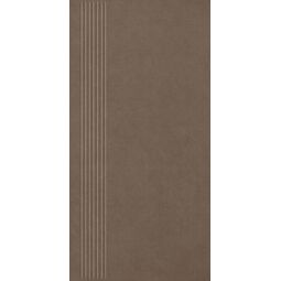 Paradyż, Intero, PARADYŻ INTERO BROWN STOPNICA PRASOWANA MAT 29.8X59.8 
