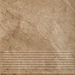 Paradyż, Mattone, PARADYŻ MATTONE PIETRA OCHRA STOPNICA PROSTA 30X30X1.1 