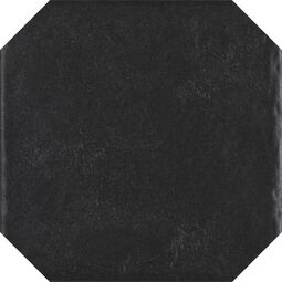 Paradyż, Modern, PARADYŻ MODERN NERO OCTAGON GRES STRUKTURA 19.8X19.8 