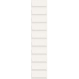 Paradyż (My Way), Duo Tonne, PARADYŻ DUO TONNE WHITE CEGIEŁKA STRUKTURA E MAT 6.5X29.8 