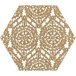 Paradyż (My Way), Shiny Lines, PARADYŻ SHINY LINES GOLD A HEKSAGON DEKOR 17.1X19.8 