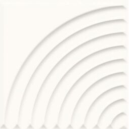 Paradyż, Neve Creative, PARADYŻ NEVE CREATIVE BIANCO MAT STRUKTURA B PŁYTKA ŚCIENNA 19.8X19.8 