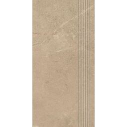 Paradyż, Archicross Concrete, PARADYŻ ARCHICROSS CONCRETE BEIGE STOPNICA MAT PRASOWANA 29.8X59.8X0.8 
