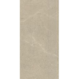 Paradyż, Archicross Concrete, PARADYŻ ARCHICROSS CONCRETE WHITE STOPNICA MAT PRASOWANA 29.8X59.8X0.8 