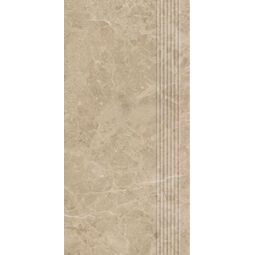 Paradyż, Archicross Stone, PARADYŻ ARCHICROSS STONE BEIGE STOPNICA MAT PRASOWANA 29.8X59.8X0.8 