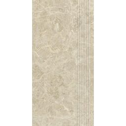 Paradyż, Archicross Stone, PARADYŻ ARCHICROSS STONE WHITE STOPNICA MAT PRASOWANA 29.8X59.8X0.8 