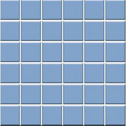 Paradyż, Gamma/Gammo Colours, PARADYŻ GAMMO COLOURS NIEBIESKI MOZAIKA PRASOWANA MAT KOSTKA 4.8X4.8 MOZAIKA 29.8X29.8 