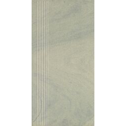 Paradyż, Rockstone, PARADYŻ ROCKSTONE ANTRACITE STOPNICA NACINANA MAT REKTYFIKOWANA 29.8X59.8 