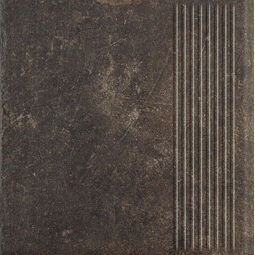 Paradyż, Scandiano, PARADYŻ SCANDIANO BROWN STOPNICA PROSTA 30X30X0.85 