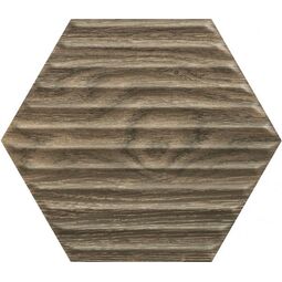 Paradyż, Serene, PARADYŻ SERENE BROWN HEKSAGON STRUKTURA PŁYTKA ŚCIENNA 19.8X17.1 
