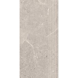 Paradyż, Sunnydust, PARADYŻ SUNNYDUST LIGHT GRYS STOPNICA MAT REKTYFIKOWANA 29.8X59.8 