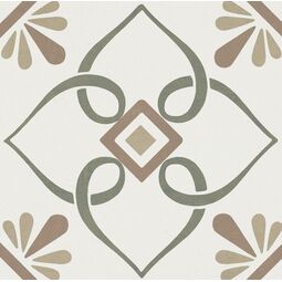 Peronda, Duomo Artella, PERONDA DUOMO ARTELLA GREEN PETALS GRES 22.3X22.3 (39383) 