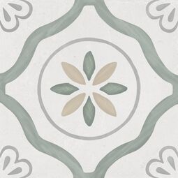 Peronda, Harmony Sirocco, PERONDA (WYPRZEDAŻ) SIROCCO GREEN PETALS GRES 22.3X22.3 (36157) 