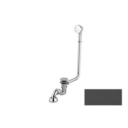 Besco, Akcesoria, BESCO SYFON RETRO OTYLIA PRZELEWOWY KLIK-KLAK CZARNY MATT (SW-PRZ-CZR) 