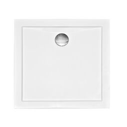 Besco, Aquarius, BESCO AQUARIUS 90 SLIMLINE BRODZIK KWADRATOWY 90X90X3 (BAA-90-K) 