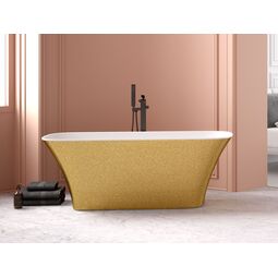 Besco, Assos, BESCO ASSOS S-LINE GLAM 160 ZŁOTA WANNA WOLNOSTOJĄCA 160X70 (WMD-160-ALZ) 